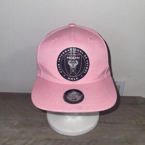 Pink Miami Logo Men's Cap